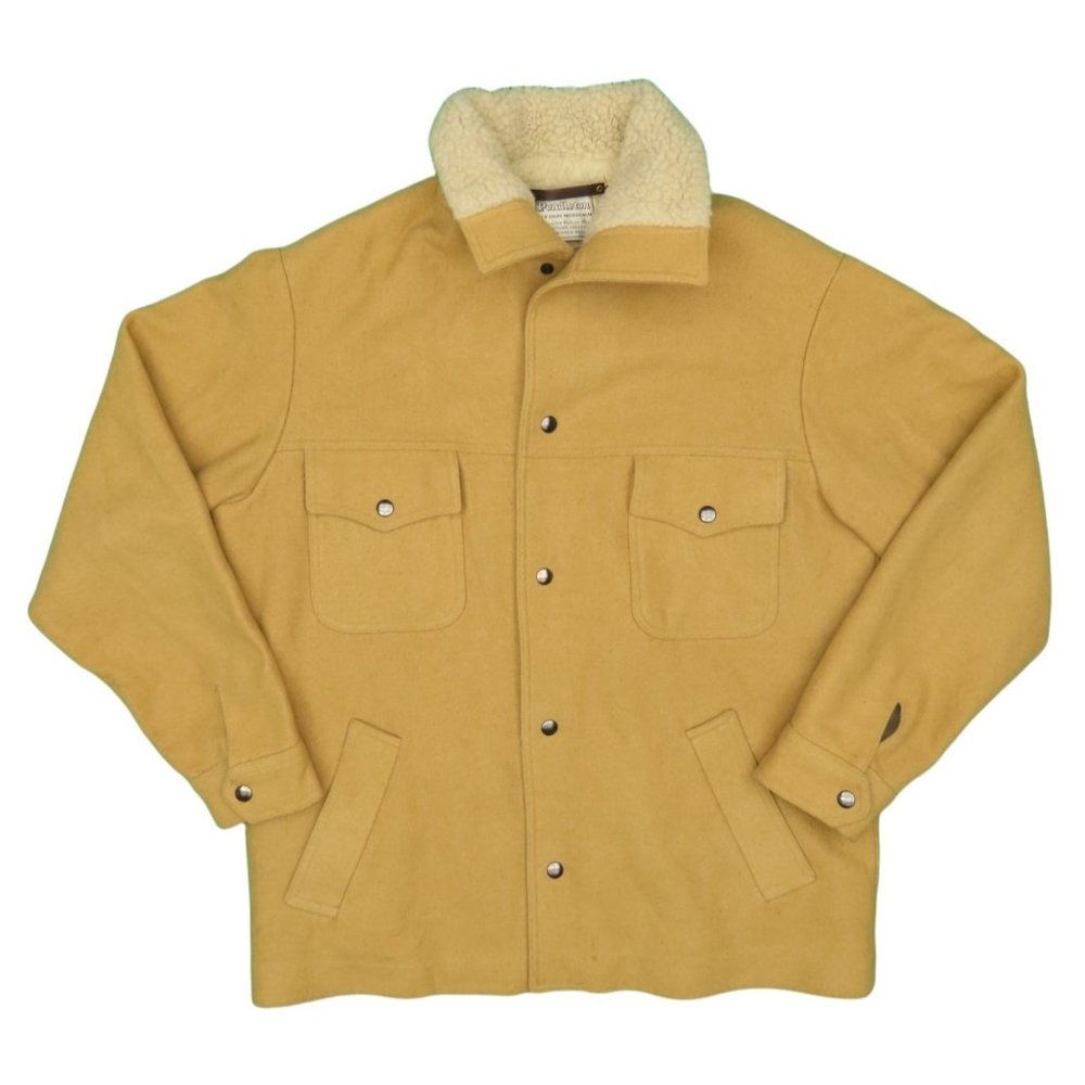 Vintage Pendleton Sherpa Wool Coat Size XL